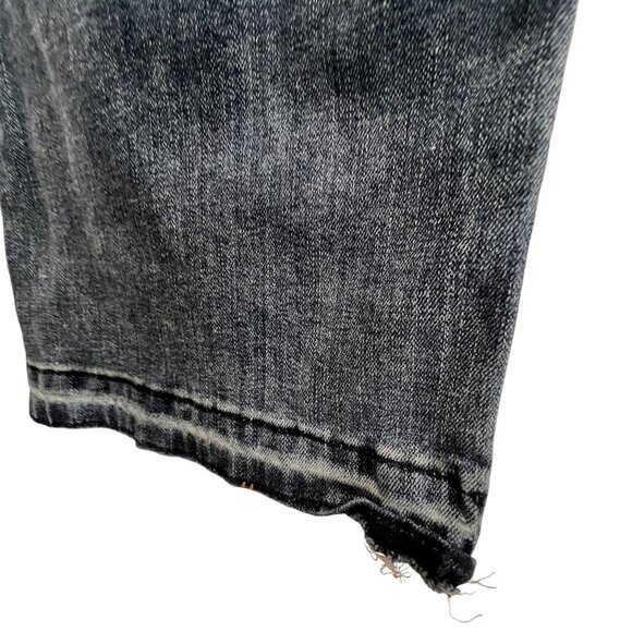 Wrangler Jeans Mens Dark Blue Relaxed Boot Western Cowboy Cotton 34X30 Tag READ - Picture 8 of 11